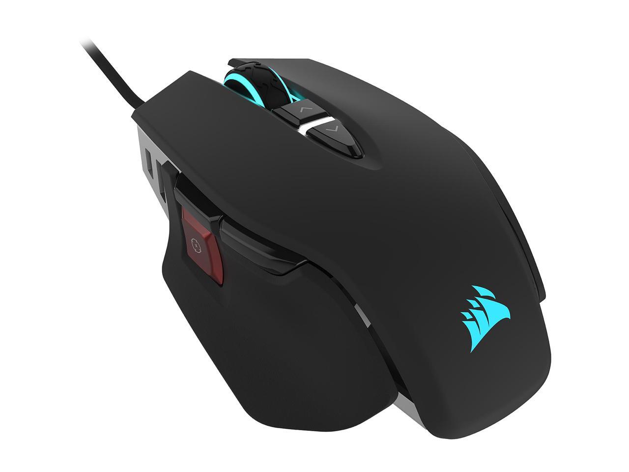 Corsair M65 RGB ELITE Tunable FPS Gaming Mouse, Black, Backlit RGB LED