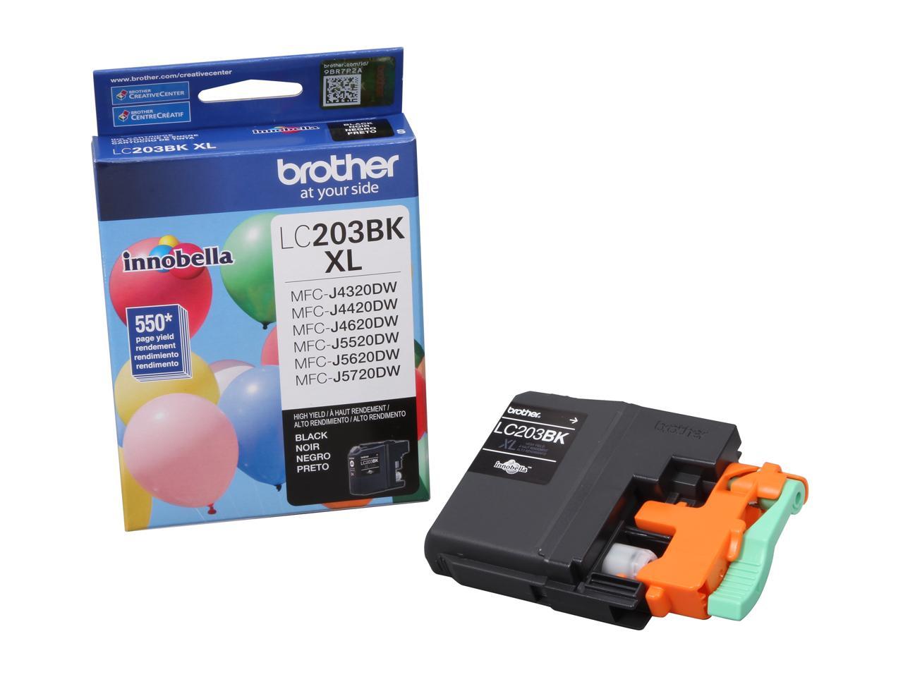 Brother LC203BK High Yield Innobella Ink Cartridge - Black 12502638582 ...