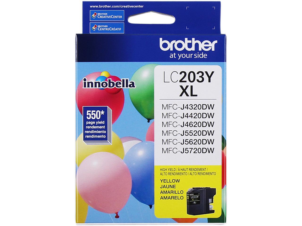 Brother Lc203y High Yield Innobella Ink Cartridge Yellow Ebay 