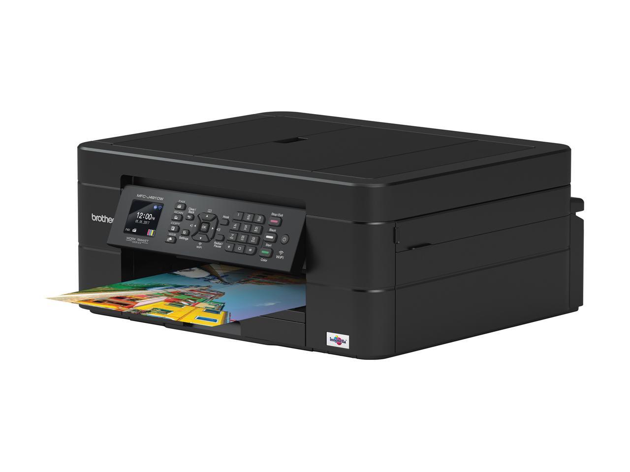 Brother MFC-J491DW Wireless All-in-One Inkjet Printer with Duplex Printing and M 12502651147 | eBay