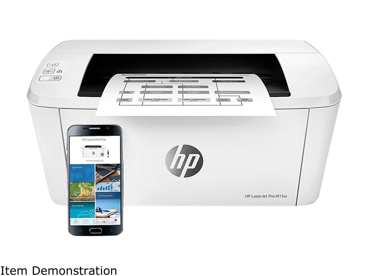 HP LaserJet Pro M15w Compact Wireless Laser Printer (W2G51A ...