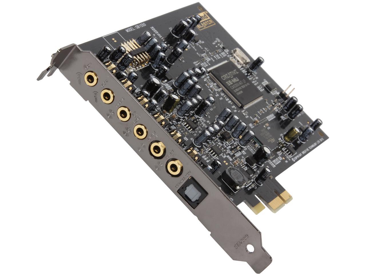 Creative Sound Blaster Audigy Rx 7 1 Pcie Sound Card With 600 Ohm Headphone Amp Ebay