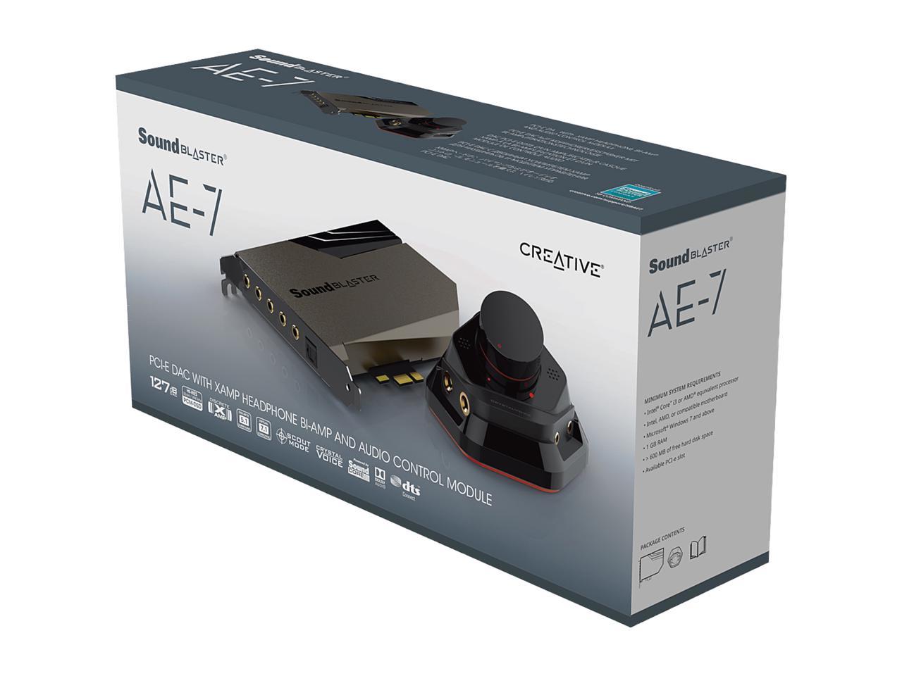 Creative Sound Blaster Ae 7 Sound Card Metallic Gray Ebay