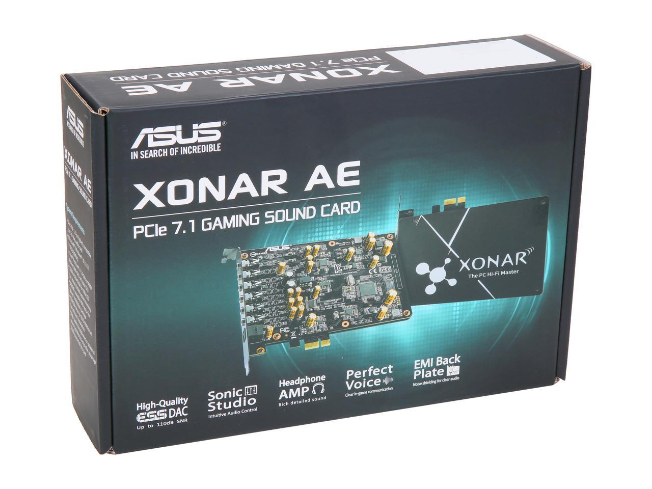 Звуковая карта asus xonar ae pci e