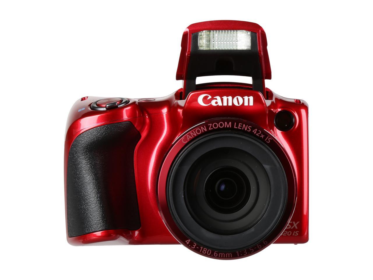 canon powershot sx420 is digital camera red
