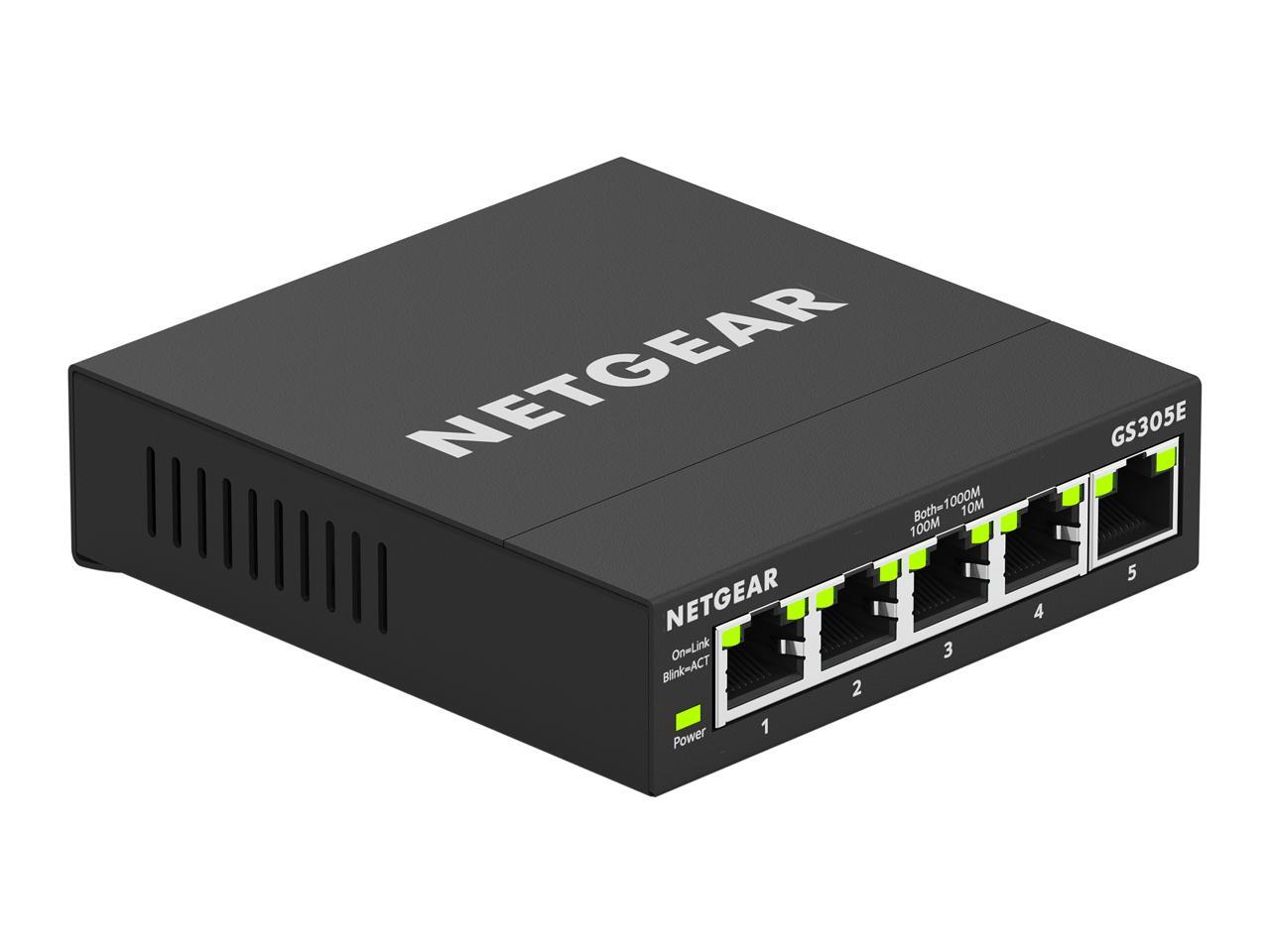 NETGEAR GS305E100NAS Managed Smart Managed Plus Gigabit