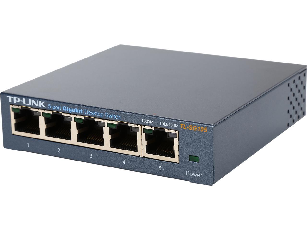 Tp Link Tl Sg105 5 Port Gigabit Switch