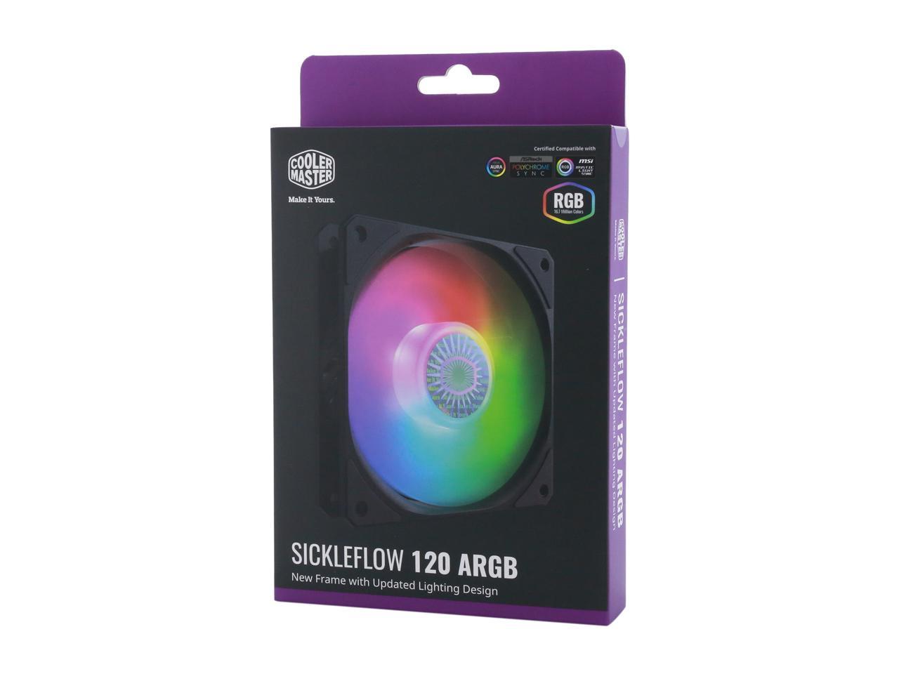 Cooler Master SickleFlow 120 V2 Addressable RGB Square ...