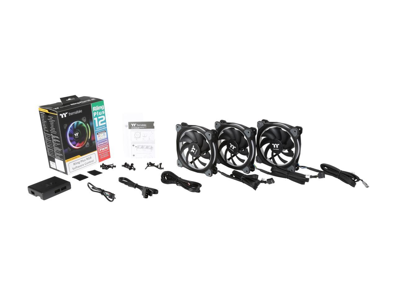 Thermaltake Riing Plus 12 RGB TT Premium Edition 120mm Software Enabled ...