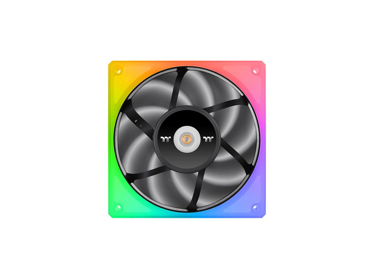 THERMALTAKE TOUGHFAN CL-F135-PL12SW-A 120mm RGB High Static Pressure Radiator Fa - Picture 1 of 5