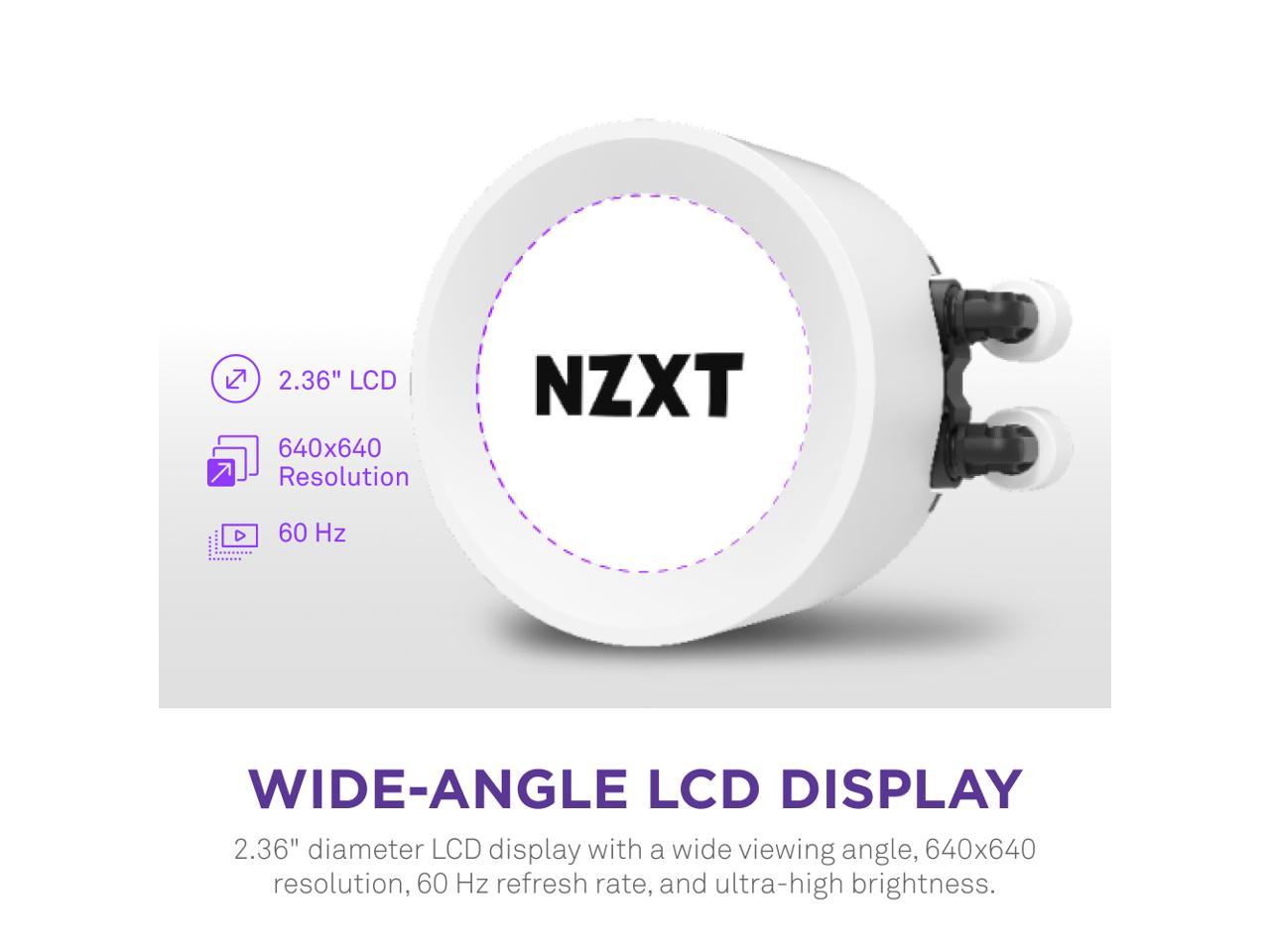 NZXT Kraken Elite RGB 360mm - RL-KR36E-W1 – RGB AIO CPU Liquid