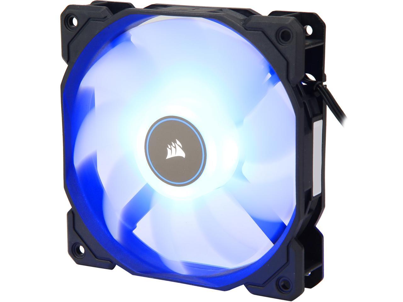 Corsair CO-9050016-BLED AF120 Air Blue LED QE 120mm PC Computer Fan 2 Dual Pack