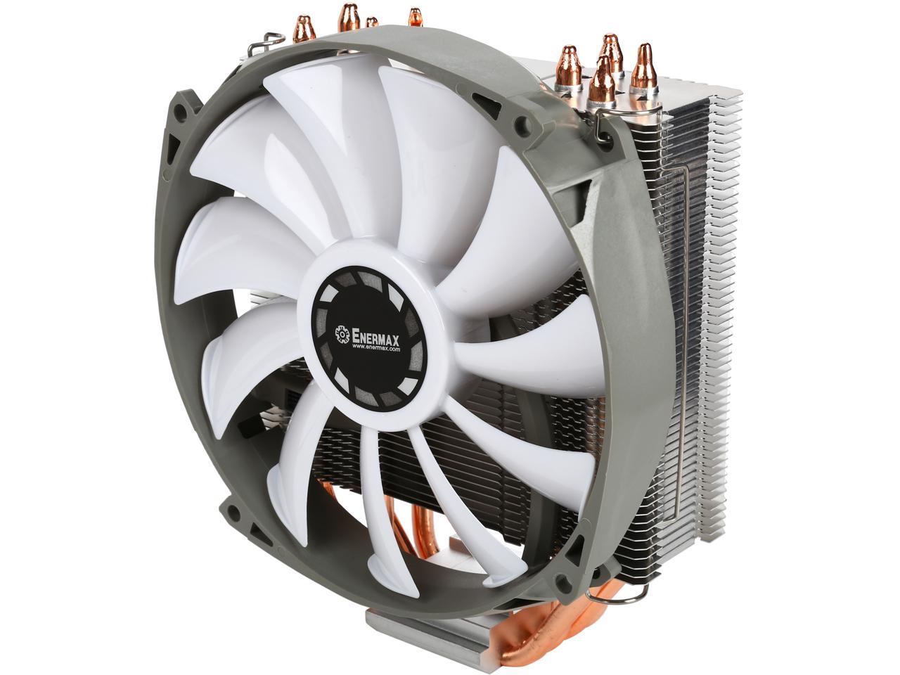 Enermax Ets T40f Tb Fit Series Cpu Cooler 0w Intel Amd 1mm Fan Black Silver Computer Components Fans Cooling