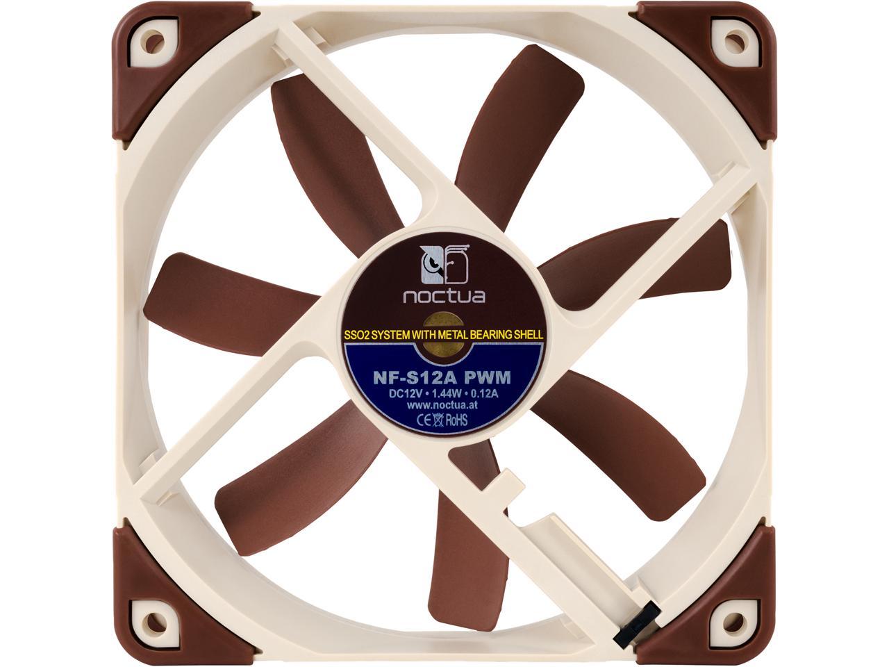 Noctua NF-S12A PWM, 4-Pin Premium Cooling Fan (120mm) | eBay