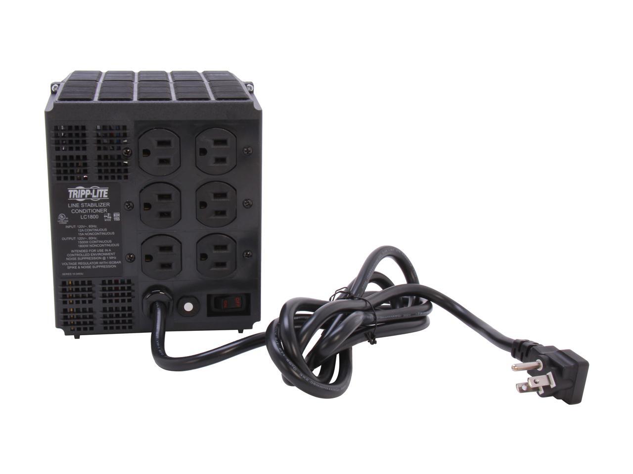TRIPP LITE LC1800 7' 6 Outlets 1440J Line Conditioner 37332040039 eBay