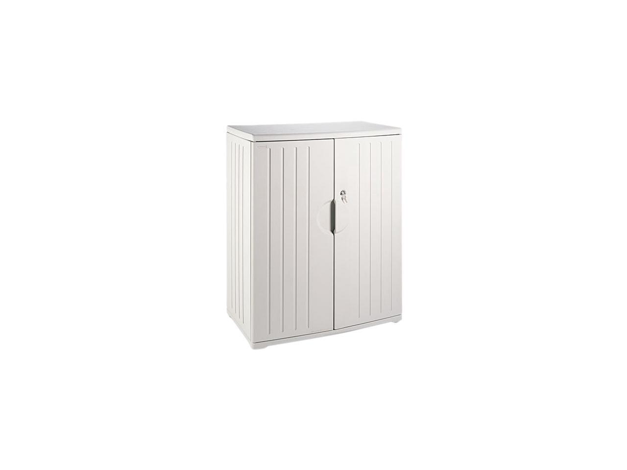 Details About Iceberg 92563 Officeworks Resin Storage Cabinet 36w X 22d 46h Platinum