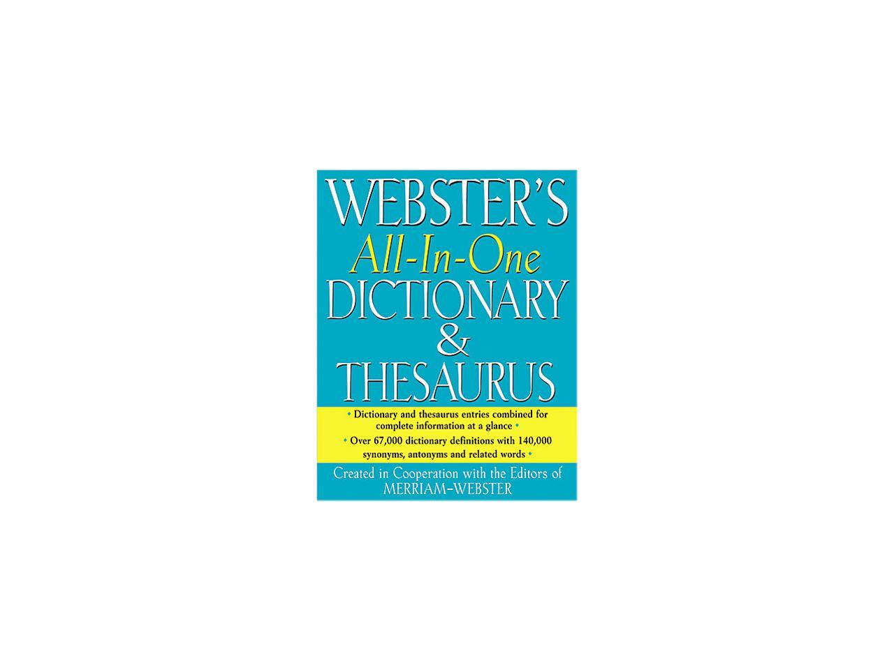 Merriam ster FSP0471 AllInOne Dictionary / Thesaurus, Hardcover