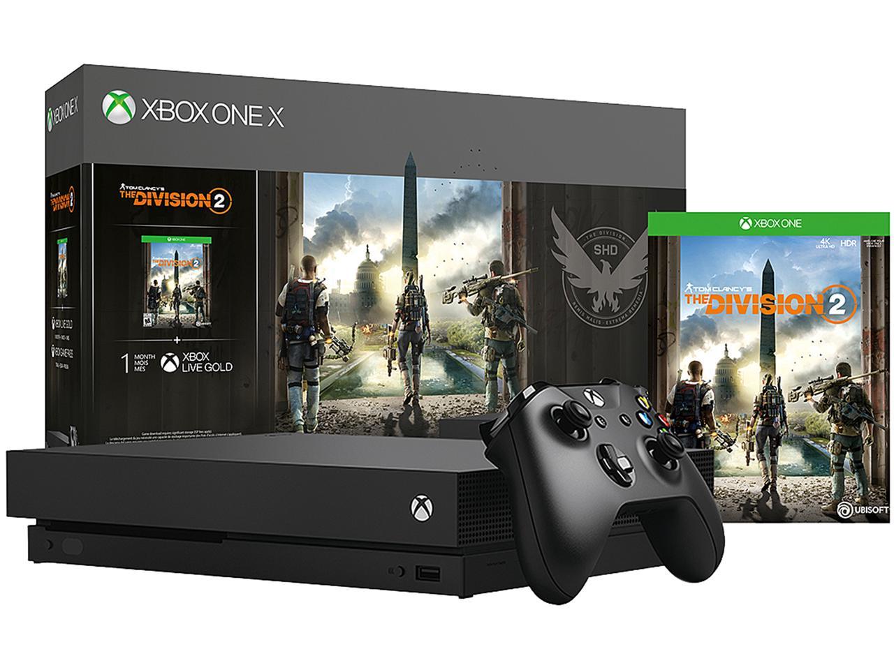 Xbox One X 1TB Console - Tom Clancy s The Division 2 