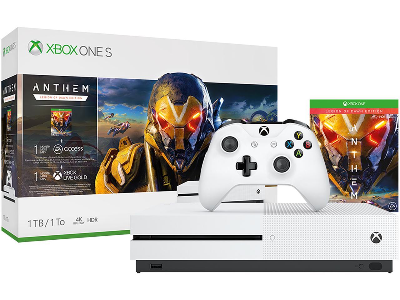 Xbox One S 1TB Console Anthem Bundle 889842443714 eBay