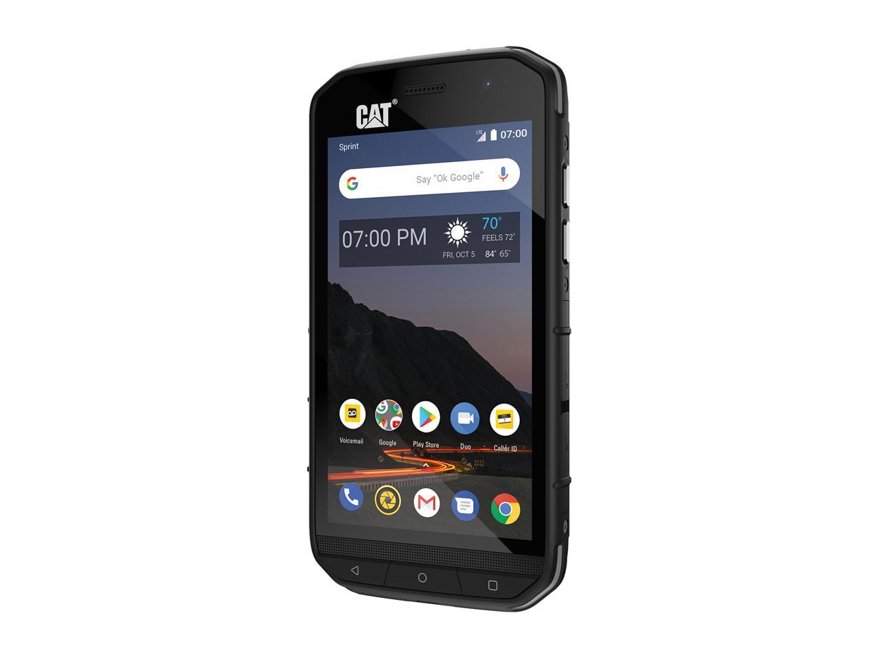  CAT  S48c  4G LTE Cell Phone 5 Black 64GB 4GB RAM 
