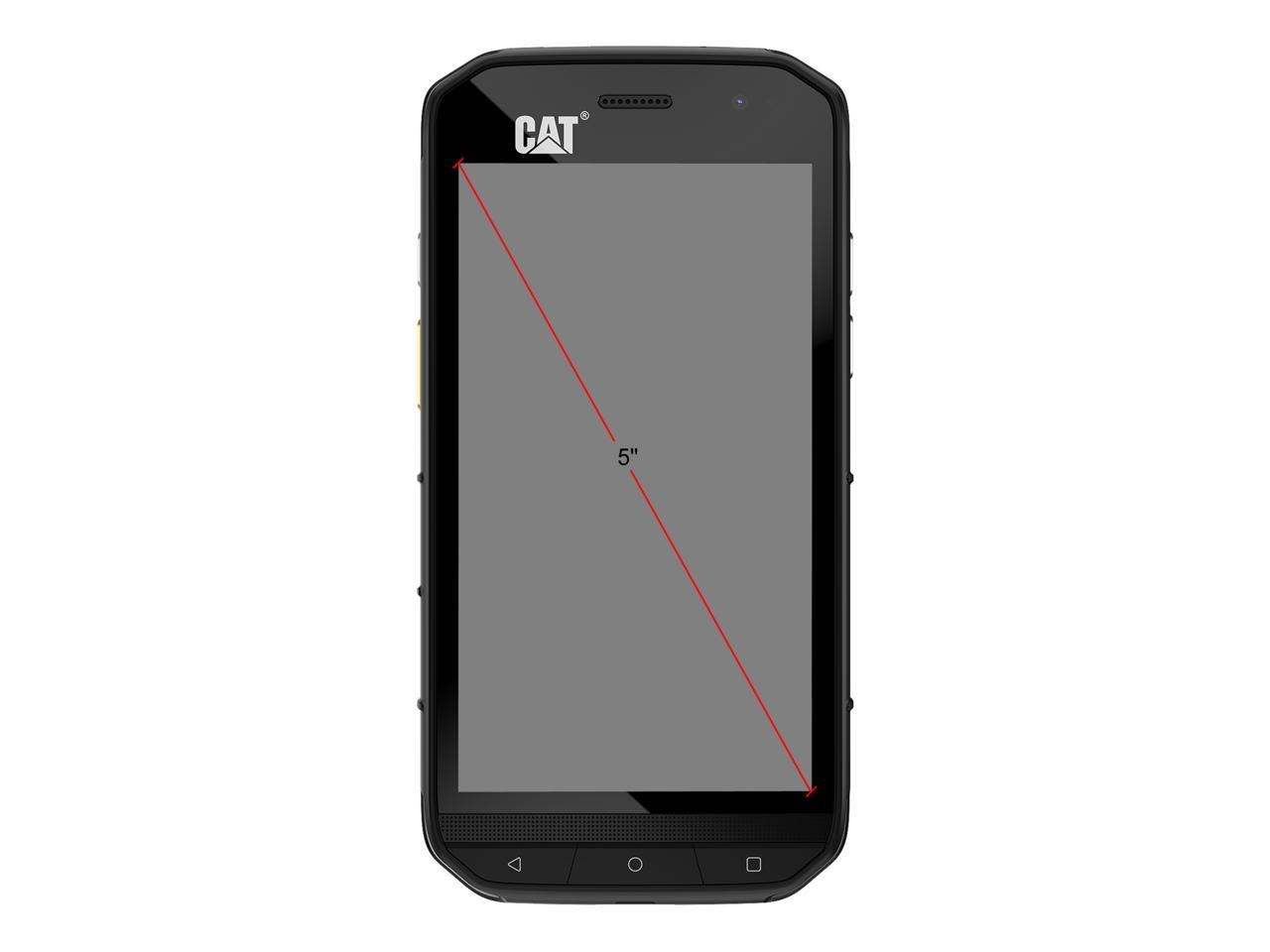  CAT  S48c 4G LTE Cell  Phone  5 Black 64GB 4GB RAM 