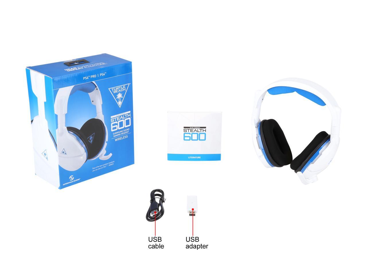 Turtle Beach Stealth 600 White Wireless Surround Sound Gaming Headset