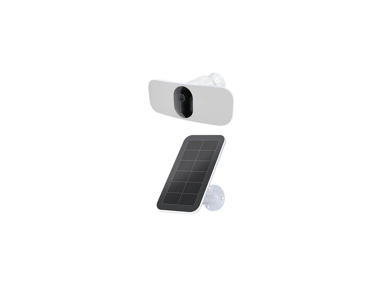 Arlo Pro3 Floodlight Camera White With Solar Panel Bundle eBay