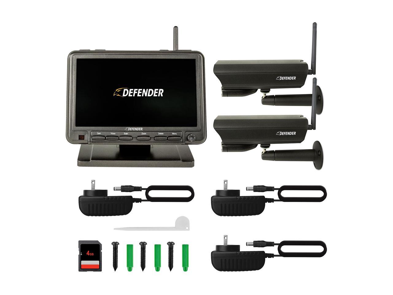 Defender Phoenixm2 Digital Wireless 7 Monitor Dvr Security System With 2 Night 61783262221 Ebay 2278