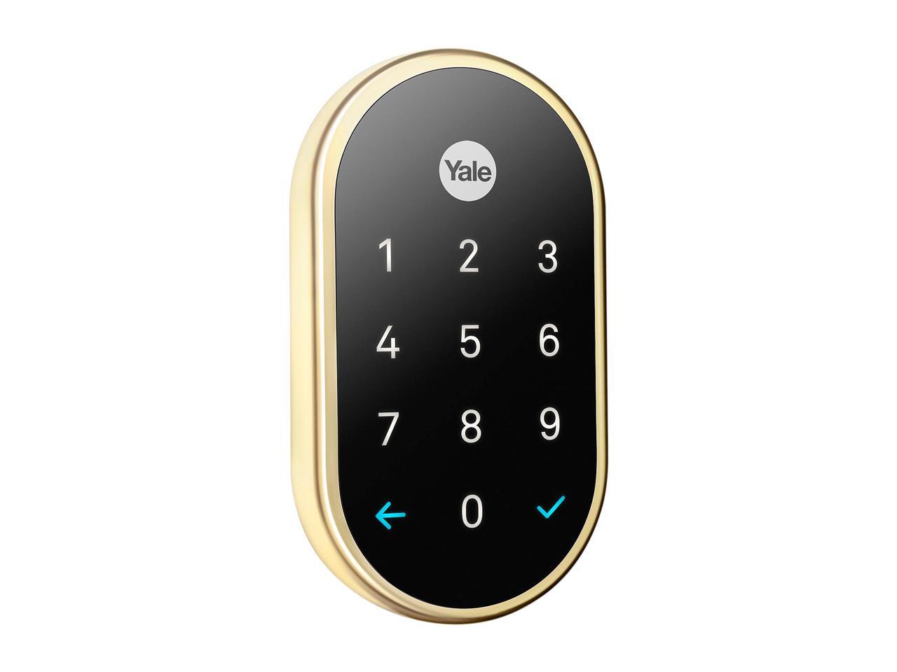 Nest x Yale lock (Polished Brass) with Nest Connect 81023007207 eBay