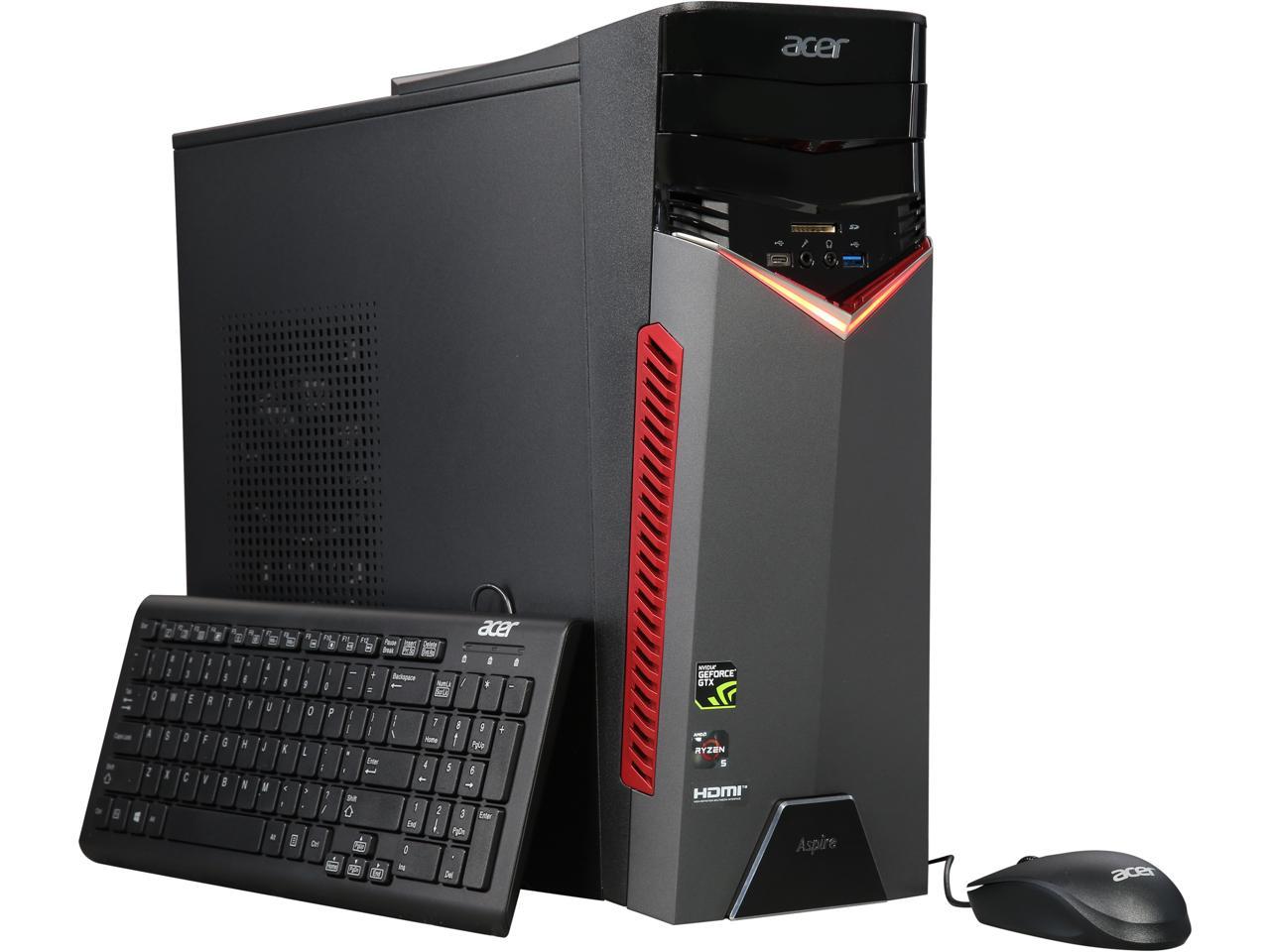  Acer  Gaming  Desktop Aspire GX 281 UR15 Ryzen 5 1st Gen 