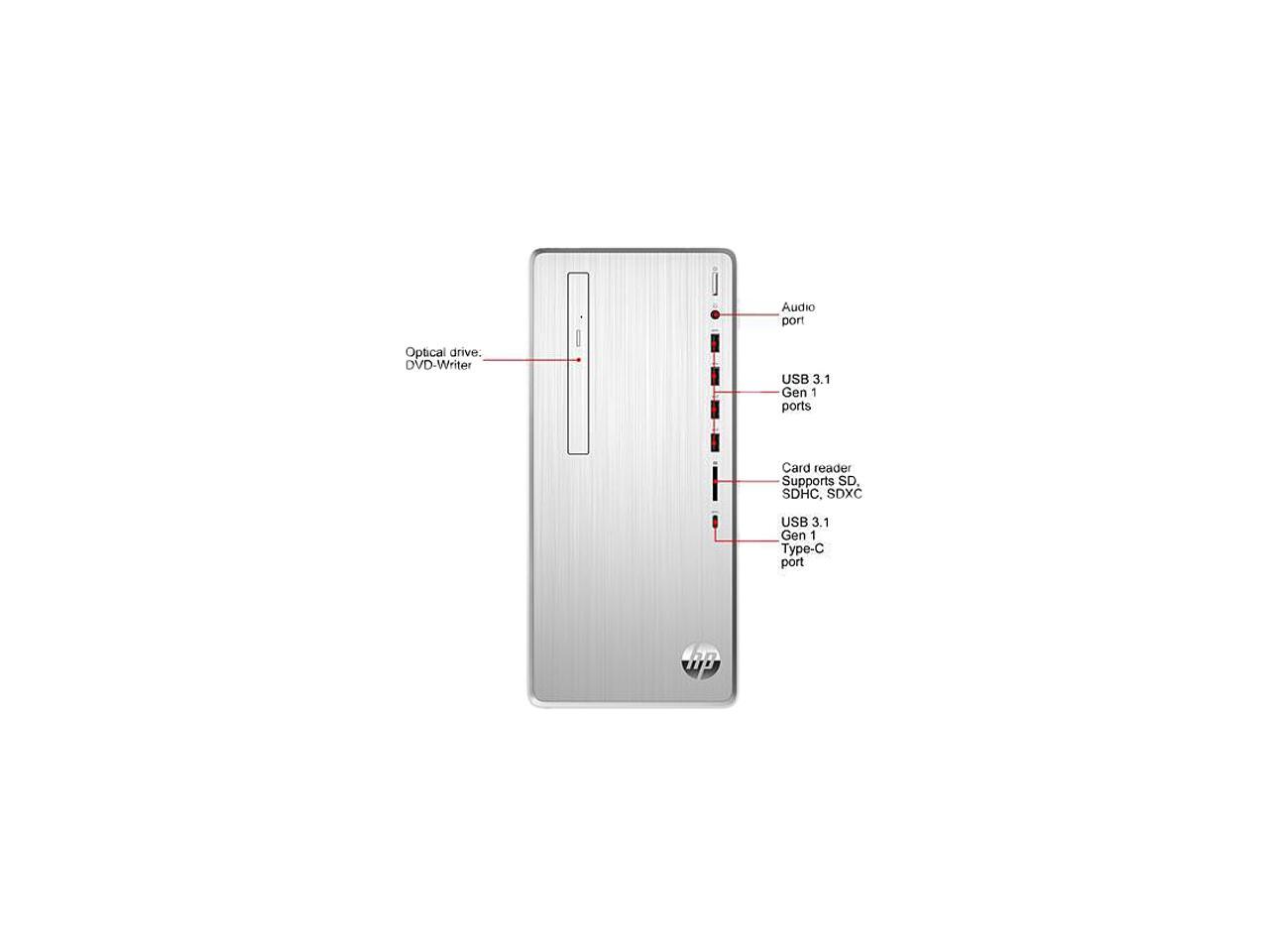 HP Desktop Computer Pavilion TP010050 Intel Core i5 9th Gen 9400 (2.90