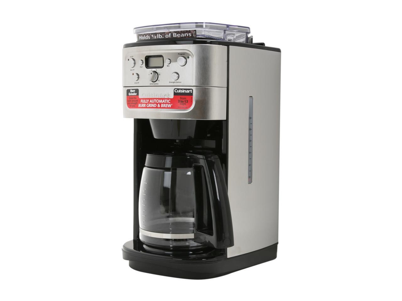Cuisinart DGB700BC Chrome Grind & Brew 12Cup Automatic Coffeemaker eBay