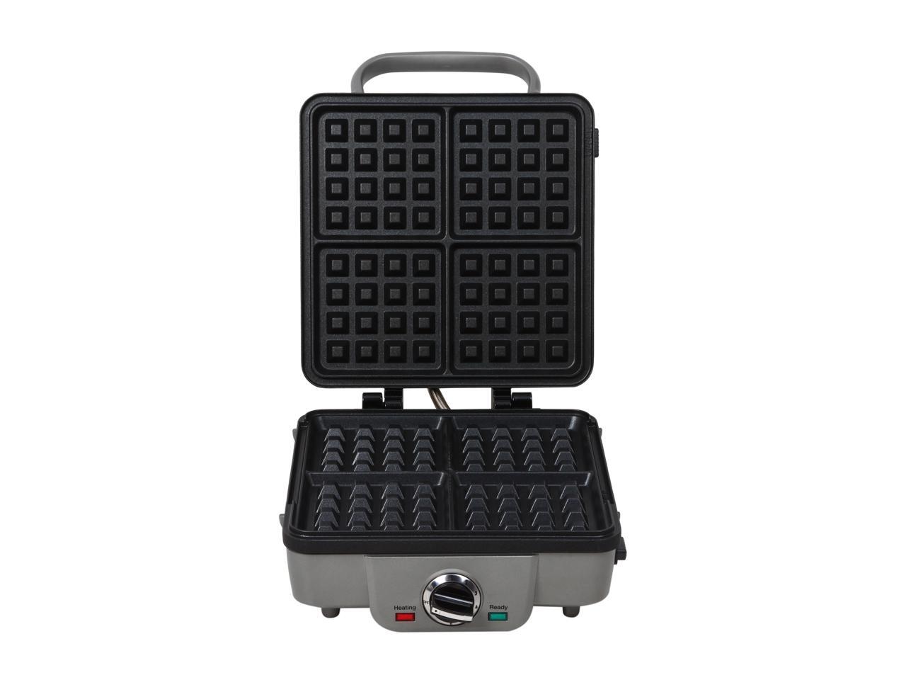 Cuisinart WAF300 Stainless Steel Square Belgian Waffle Maker eBay