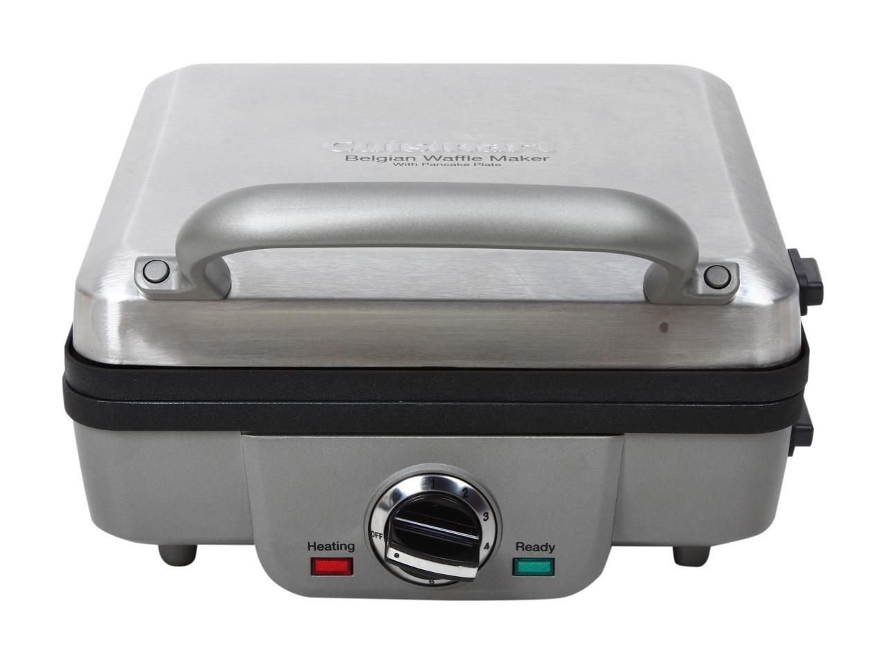 Cuisinart WAF300 Stainless Steel Square Belgian Waffle Maker eBay