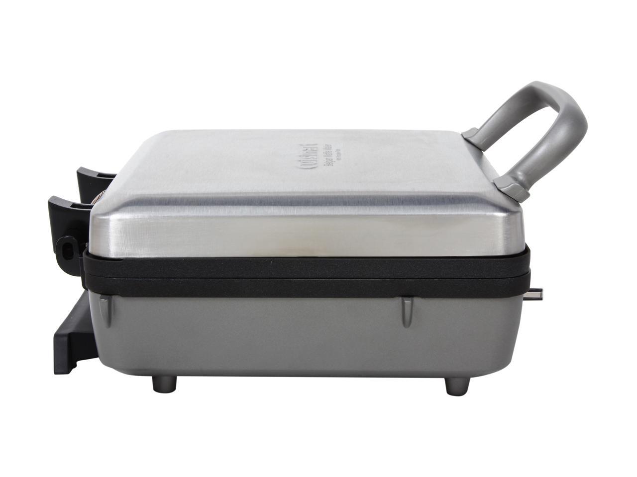 Cuisinart WAF300 Stainless Steel Square Belgian Waffle Maker eBay