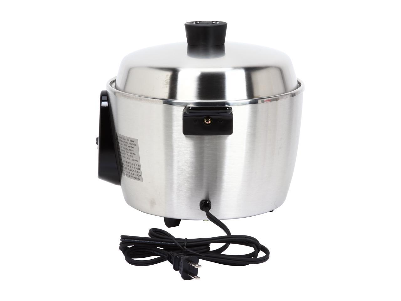 Tatung Stainless Steel Multi-Functional Rice Cooker and Steamer 6-cup