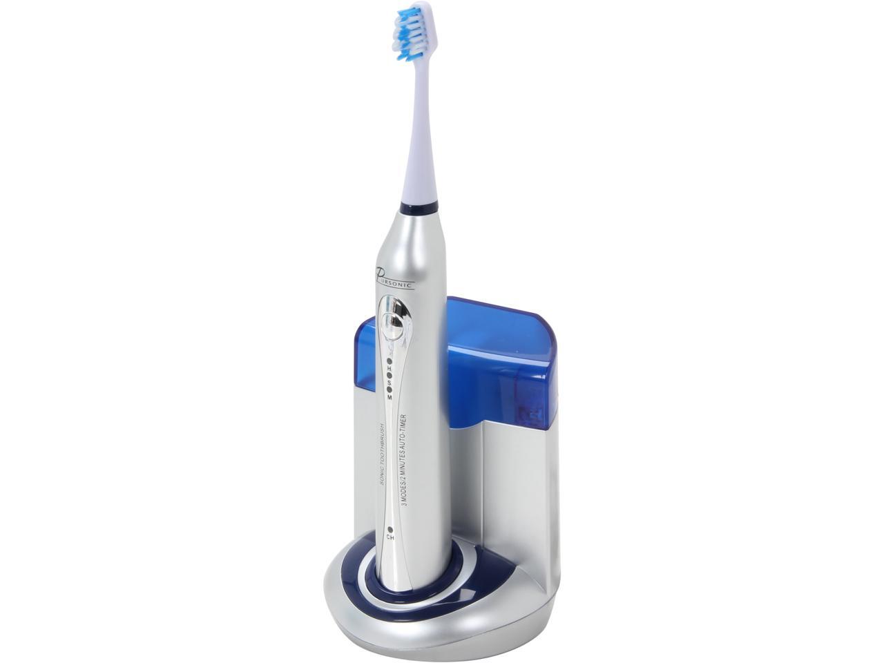 pursonic sonic toothbrush with uv sanitizing function