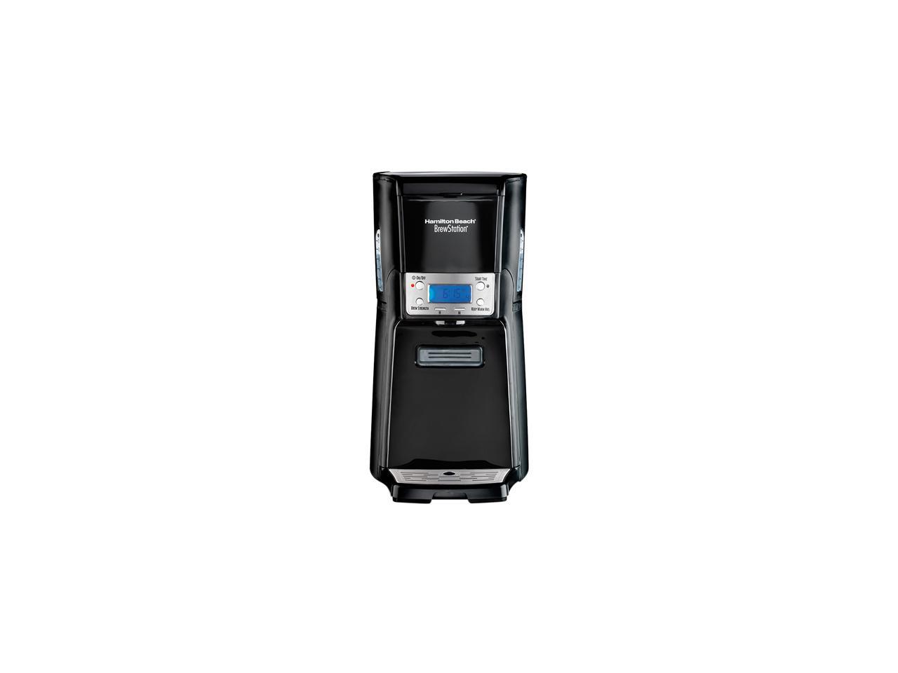 Hamilton Beach 48463 Black/Steel BrewStation Summit 12 Cup Coffeemaker