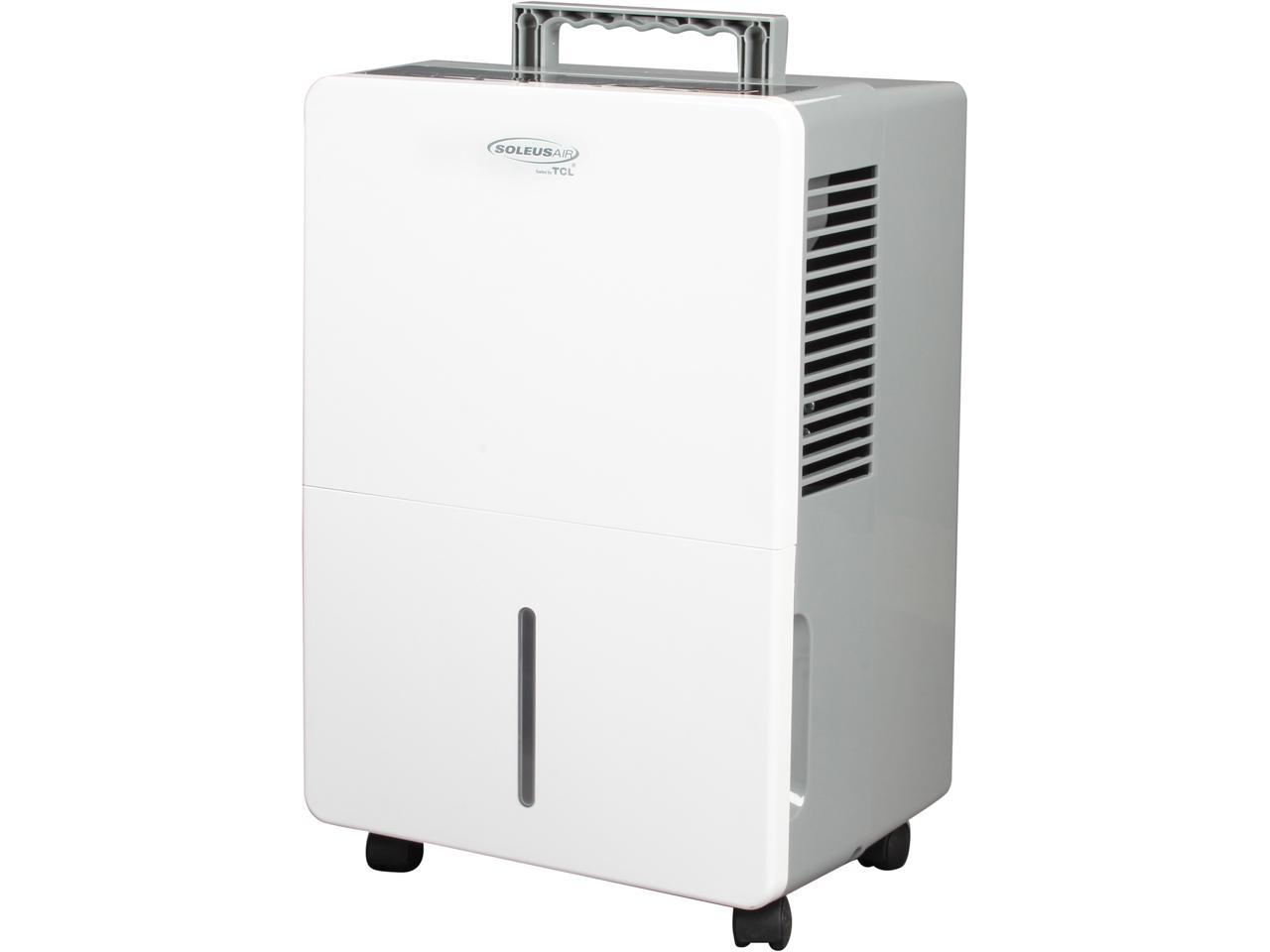 Soleus Air 45-Pint Portable Dehumidifier, White/Gray HCT-D45E-A ...