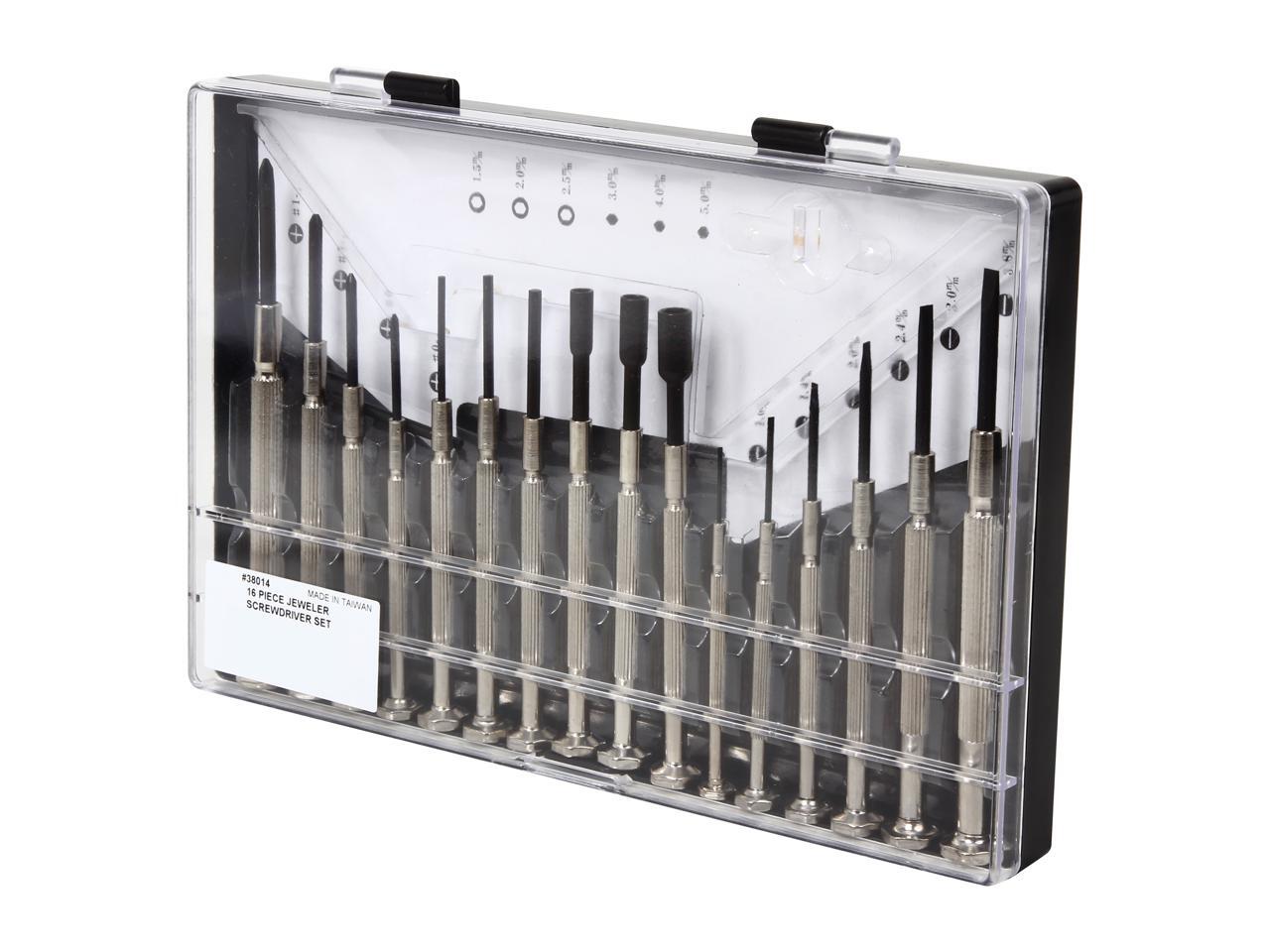 C2G 38014 16pc Jeweler Screwdriver Set 757120380146 eBay