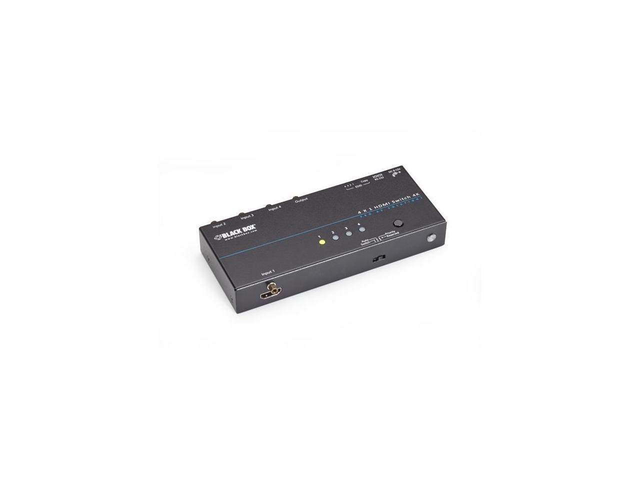 Black Box VSW-HDMI4X1-4K 4K HDMI Switch - 4x1