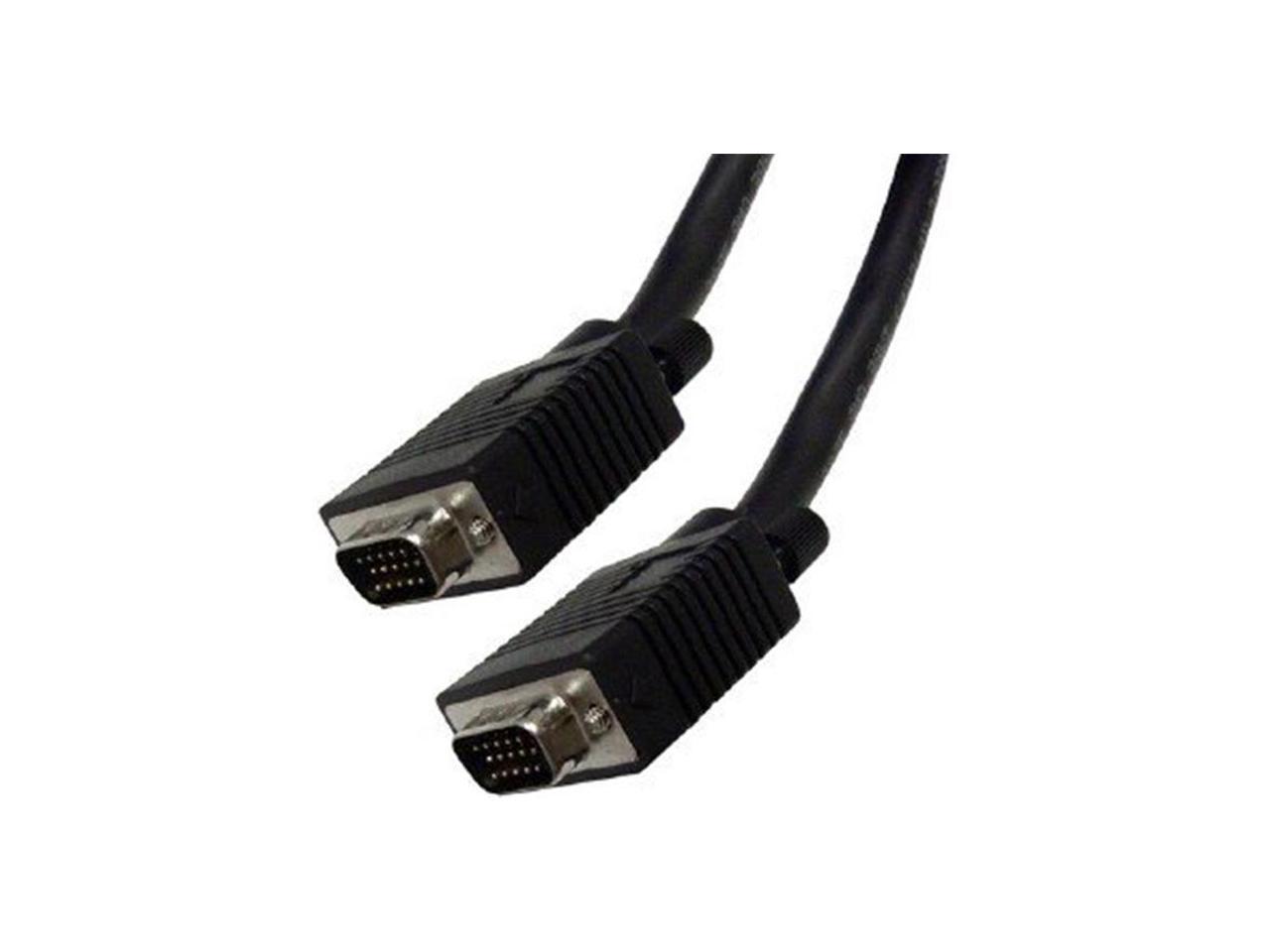 4XEM 25 ft Coax High Resolution Monitor VGA Cable HD15 M/M