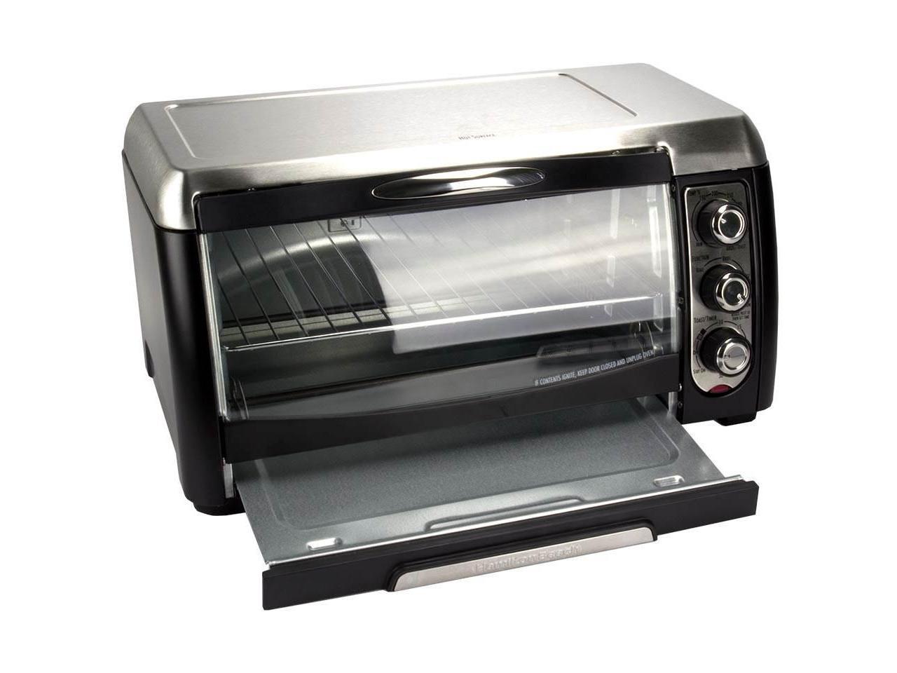 Hamilton Beach 31331 Convection Toaster/Pizza Oven, Black/Stainless