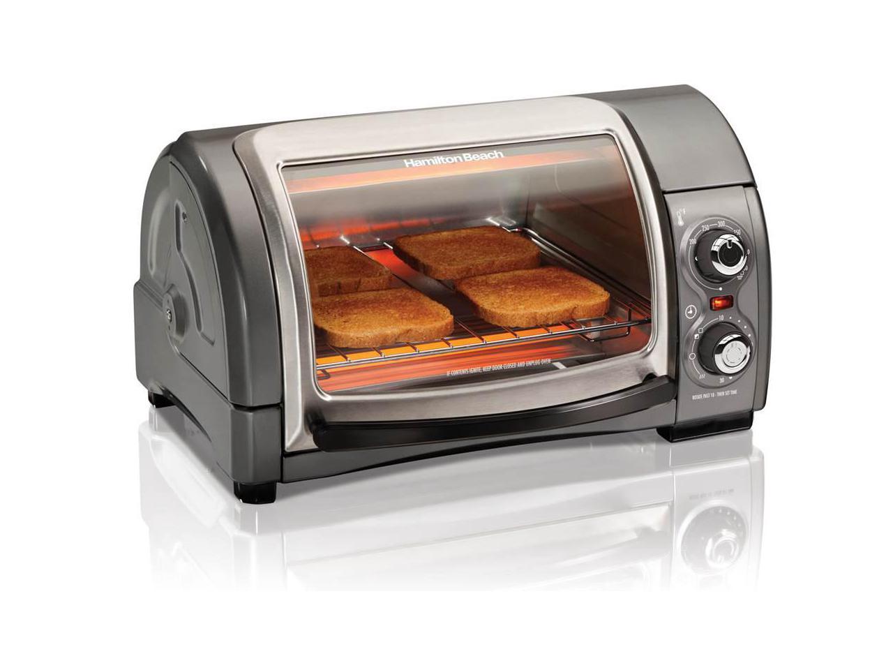 Hamilton Beach 31333D Toaster Oven with Convection, Stainless Steel