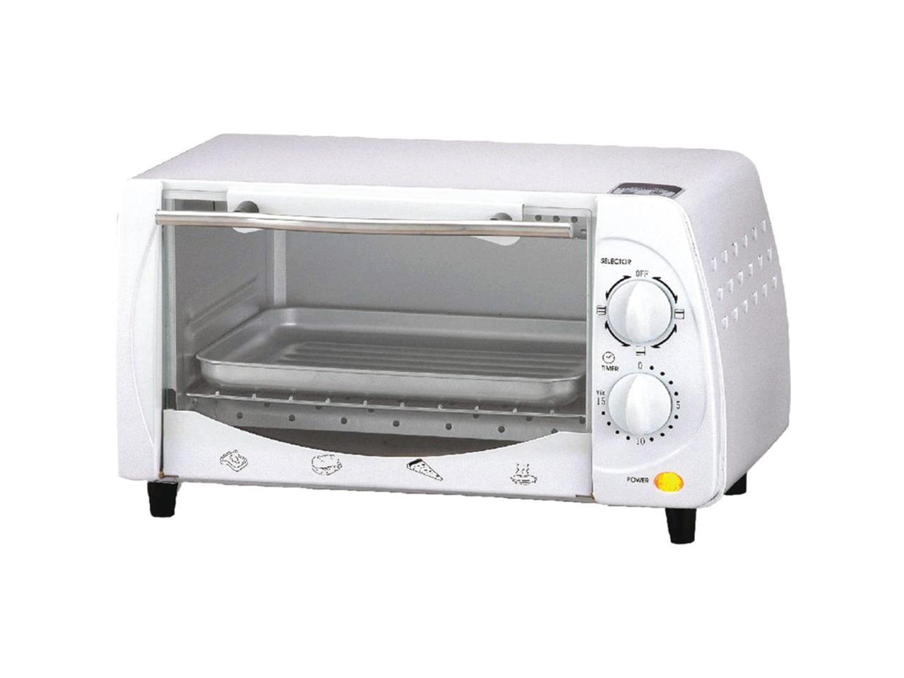 Brentwood Toaster Oven 0.32 ft³ Capacity Toast, Broil, Bake White