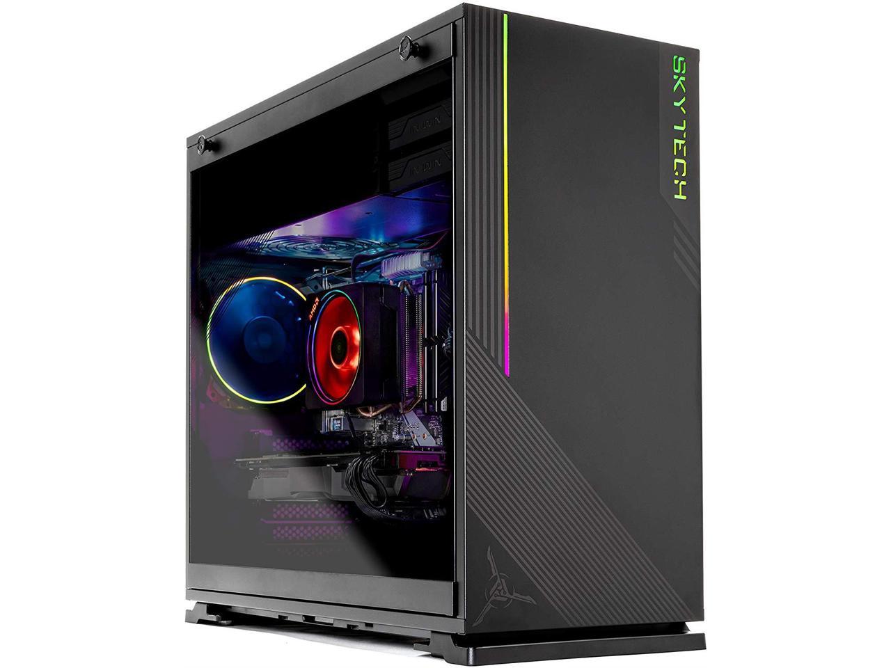 SkyTech Azure Gaming Computer PC Desktop AMD RYZEN 7 