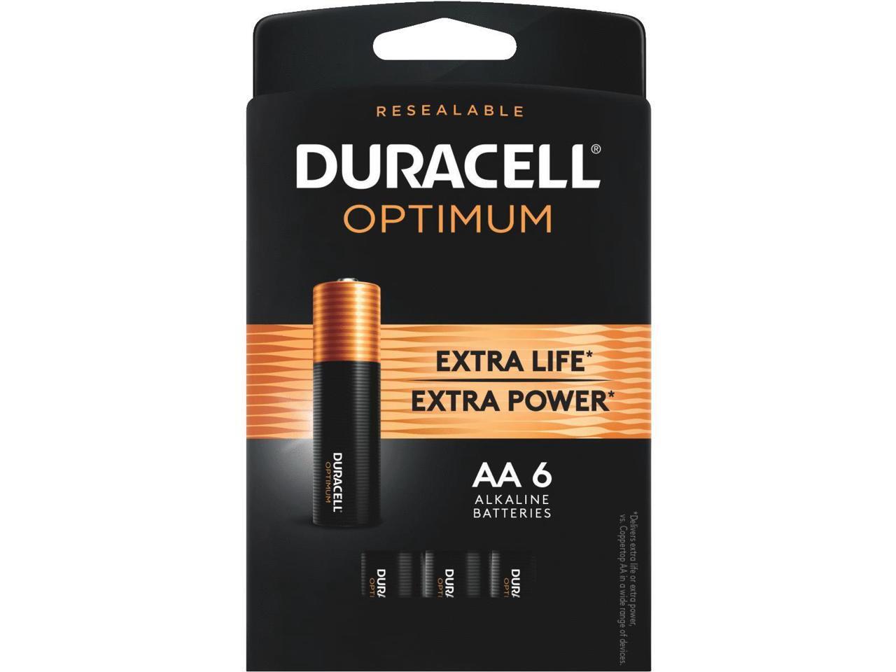 Duracell Optimum AA Batteries, Pack of 6 41333032566 eBay