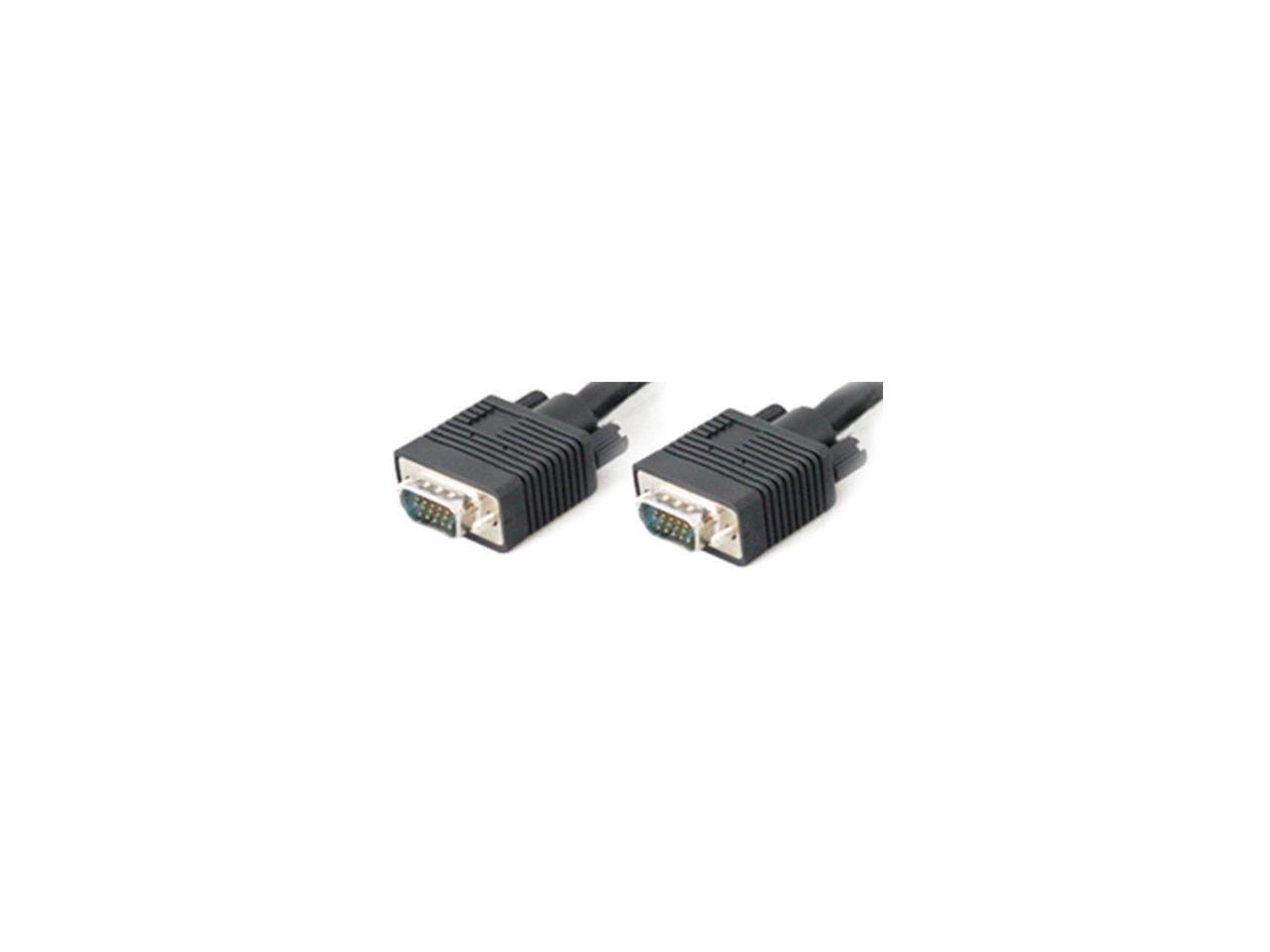AddOn VGAMM15-5PK Black 15ft 15-pin HD-15 VGA High Resolution Monitor Cable M-M - Picture 1 of 6