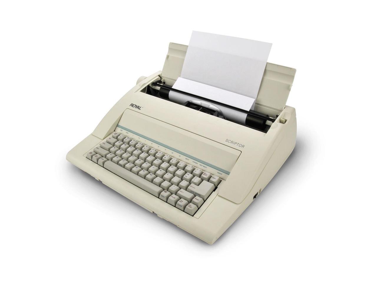 Royal 69149V Scriptor Personal Portable Electronic Typewriter