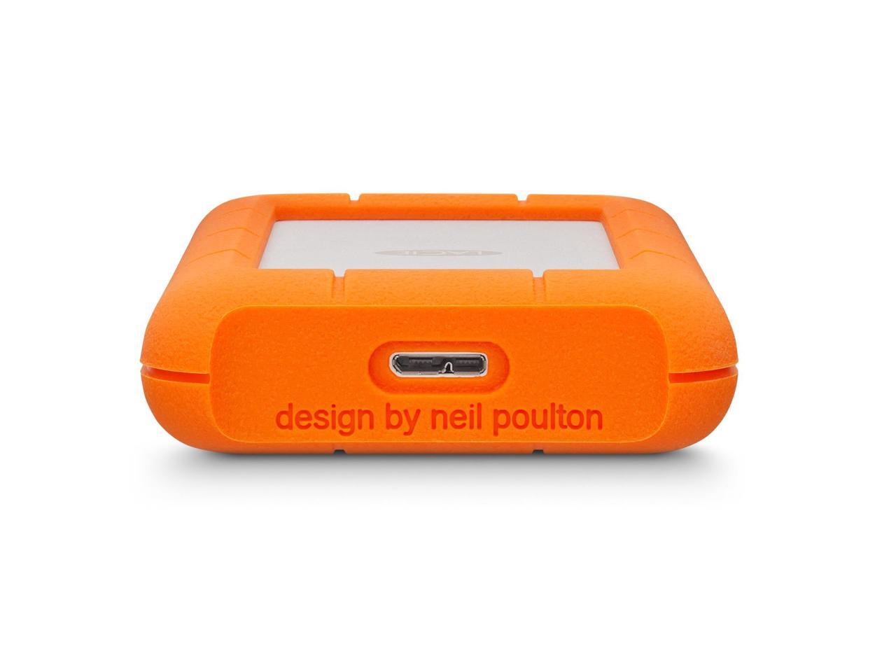 LaCie 5TB Rugged Mini Portable Hard Drive USB 3.0 Model